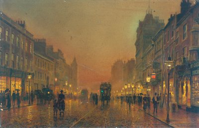 Briggate, Leeds, 1891 von John Atkinson Grimshaw